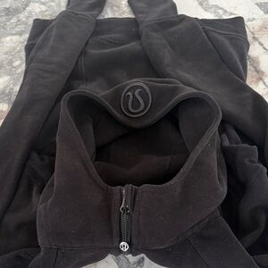 Lululemon Black Scuba Hoodie with Signature Logo